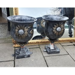 Sunflower Urns